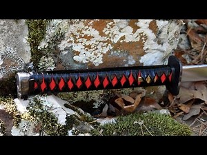 Forging a KATANA from scrap (Post Apocalyptic Challenge)