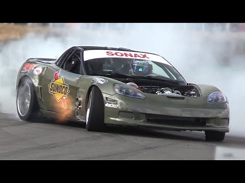 3-Rotor 20B Turbo C6 Corvette | 1000hp PPRE Mazda Rotary Engine Sound at Goodwood FOS!