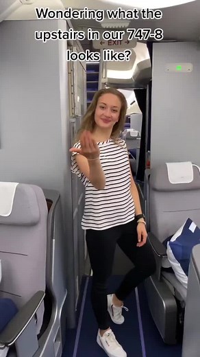 Exploring the Boeing 747-8 Upstairs with Lufthansa