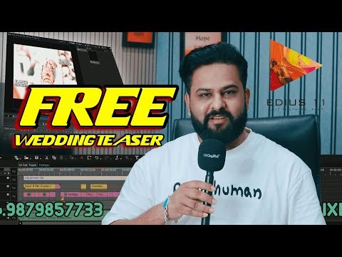 FREE DOWNLOAD WEDDING TEASER | Classic Dongle User | How To Edit Wedding Teaser In Edius