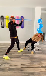 blindfolded chair pop 😂 | Kristen Hanby