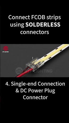 ⚙️Connect FCOB strips Using Solderless Connectors ⚙️