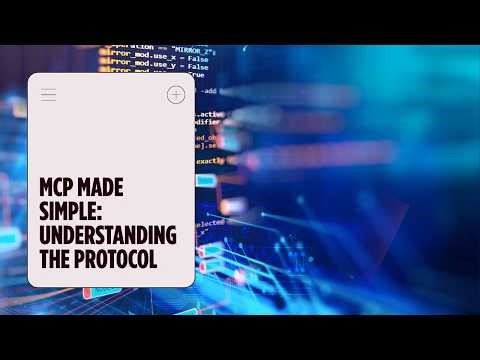 MCP Explained Simply (Model Context Protocol for Developers)