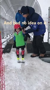 My first skiing lesson. 3 years old #skiing #skiingforbeginners #winter #kidssports #skiseason #лыжи