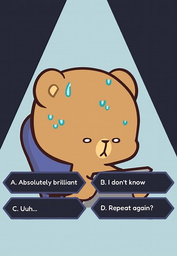 Are you listening? Feel free to mention someone who always nods at everything! #milkmochabear #cuteanimation #milkmocha #fyp #milkandmocha