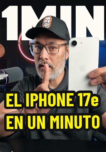 🚨 Apple lo volvió a hacer… hoy se presentó oficialmente el nuevo iPhone 17e 👀📱 256GB desde la base, carga MagSafe de 15W, chip A19 ⚡️ y un precio introductorio de $599 dólares. Y te voy a decir algo… 👇🏼 Si todavía tienes un iPhone 11 o incluso un iPhone 12, este modelo podría ser el upgrade MÁS inteligente del año. Más almacenamiento, mejor rendimiento, eficiencia brutal y el precio más accesible dentro de la nueva generación. La pregunta es… ¿Es el nuevo “iPhone SE” disfrazado o el verdade