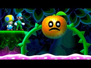 New Super Luigi U Co-Op Walkthrough - World 5 - Soda Jungle (2 Player)