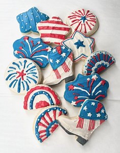 4th of July Sugar Cookies With Buttercream-patriotic Cowboy Boot, Fireworks, and Stars-red White and Blue Cookies for Independence Day Party - Etsy