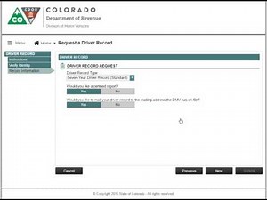 Request a Driver Record