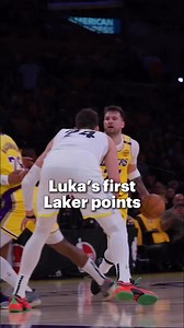 Luka’s first Lakers bucket 💧 | Los Angeles Lakers