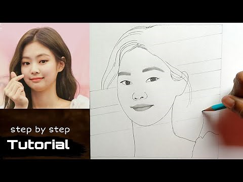 How to draw Jennie BLACKPINK Step by Step | Drawing Tutorial YouCanDraw
