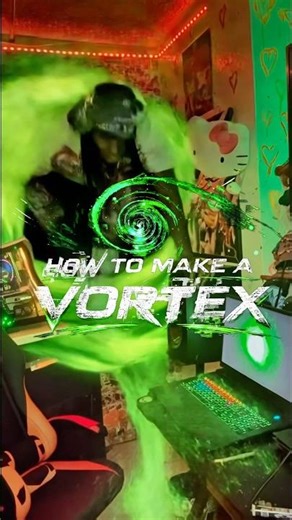 How to make a Vortex Edit 🦠🌀 #tutorial #ai #edit