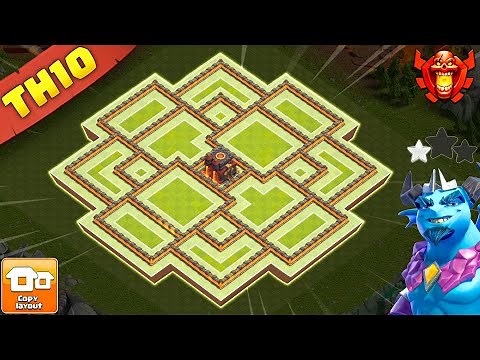 EPIC TH10 Base Design! NO 3-Stars, MAX Loot Protection!