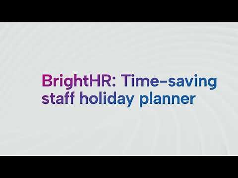 Manage annual leave with the most efficient staff holiday planner