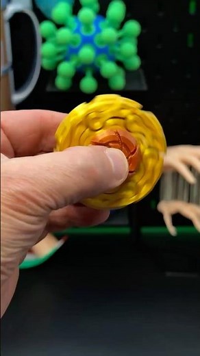 3D Printed Armored Fidget Spinner #3dprinting #timelapse