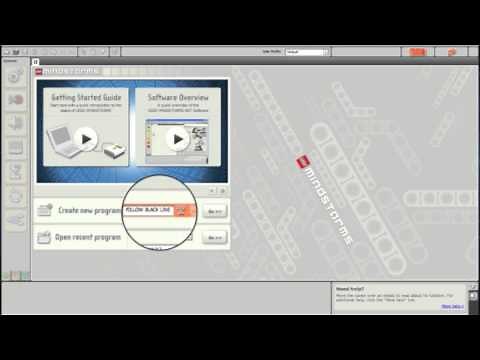 How to get you NXT robot to follow a black line