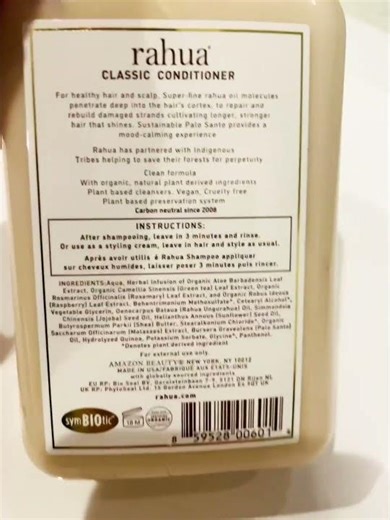 Rahua Classic Conditioner. Lightweight Hydration for Hair