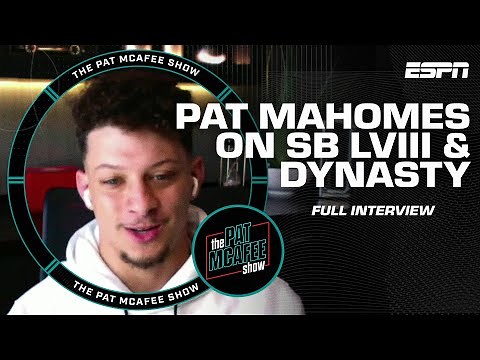 Patrick Mahomes on GOAT debate, Chiefs' Dynasty & 3-PEAT? 👀 [FULL INTERVIEW] | Pat McAfee Show