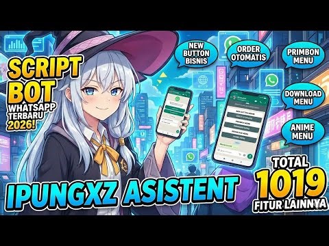 SC BOT WA TERBARU || TOTAL FITUR? 1019 || IpungXzMD || BRAT, CHATGPT5 || COCOK BUAT JAGA GRUP NO ENC