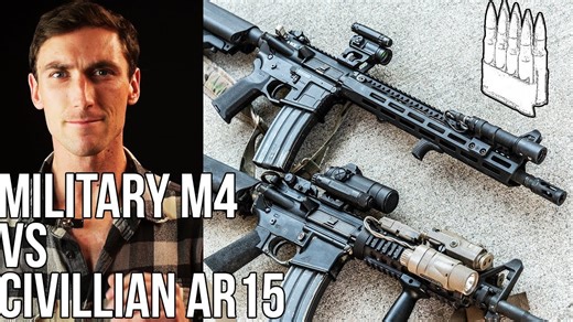 Garand Thumb: Military M4 vs High End Civilian AR-15