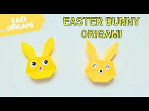 Easy Easter Bunny Origami Tutorial | Cute Paper Rabbit Craft for Kids (Step-by-Step)