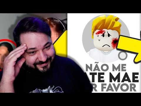 A Criança que APANHOU EM LIVE por jogar ROBLOX