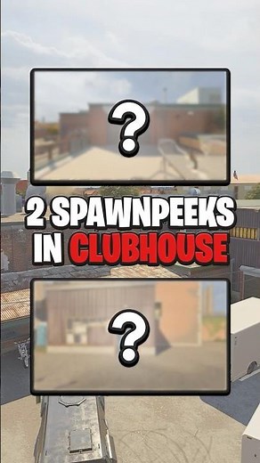 2 Spawnpeeks in Siege Clubhouse Edition #gaming #shorts #r6