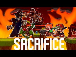 FNF Mario Madness X One-Shot Mania || Sacrifice But Mario.EXE, Yoshi.EXE & Pico Sing It || +FLP