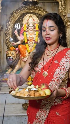 Mandir #me Maiya ka asann lago hai #jai maa durga 🙏#shortsfeed #🙏🌺