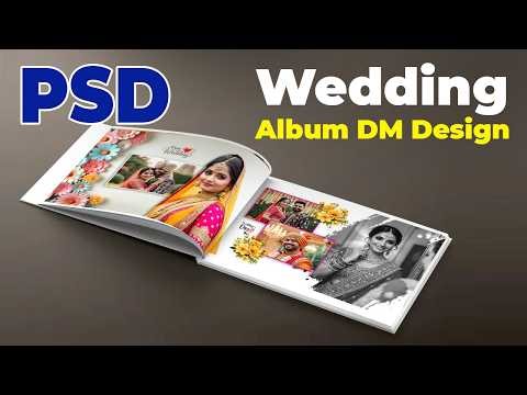 Wedding album design | photoshop tutorial | #weddingalbum #album #albumdesign #photoshop #tutorial