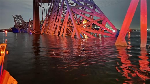 Dispatch audio captures horror of moment bridge collapses, emergency crews respond