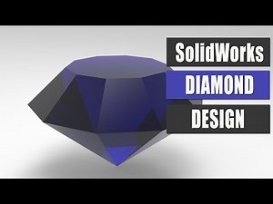 Diamond Design in SolidWorks | Solidworks Tutorial | 3d Modeling Tutorial