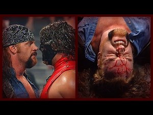 Kane Destroys & Busts Open An Injured Undertaker! 8/17/00