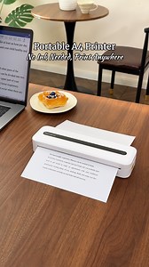 799K views · 2.1K reactions | ✨ Say goodbye to messy notes and boring handwriting — no ink, no mess, just smart printing on the go.   Don’t miss out! Click the link to unlock your hidden discount. link: https://temu.to/m/e7o26r0x6li #printer #thermalprinter#discountdeal #workfromanywhere #studyessentials#Temufind | Must good | Facebook