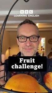 6.3K views · 341 reactions | Can you name the items of fruit before Rob? Take the fruit vocabulary challenge! 𢡄 What other items of fruit can you name? Do you have a favourite? #vocabulary #learnenglish #wordchallenge #englishteacher #englishclass | BBC Learning English | Facebook
