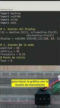 🌊 Sine Waves with MicroPython and OLED! | Applied Mathematics with Raspberry Pi Pico | Shorts