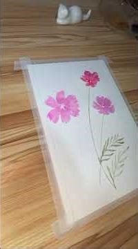 #cosmos #tutorial #watercolorpainting #spookyseason #healingthroughart #mentalhealth #fallleaves