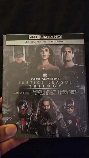 Zack Snyder's Justice League trilogy 4k collection