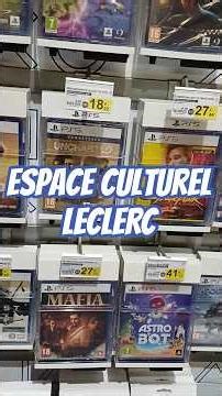 Espace Culturel LECLERC #gaming #playstation #ps4 #ps5 #blackfriday #haul #viral #tendance #pourtoi
