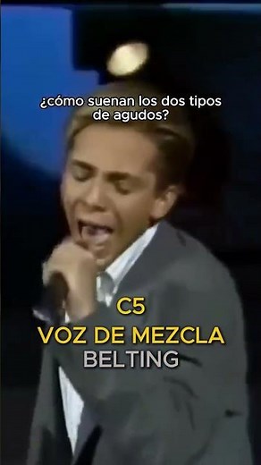Cristian Castro uses these two methods to achieve high notes. #singer