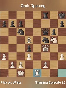 28K views · 276 reactions | Grob Opening ( Part 23 ) Play As White #ChessOpening #GrobOpening | Chess Galleryan | Facebook