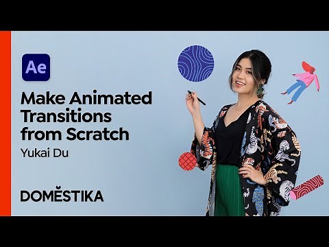Animated Transitions with 2D Illustration & After Effects - Course by Yukai Du | Domestika English