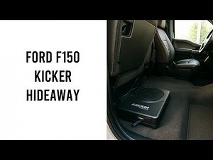 Ford F150 Kicker Hideaway
