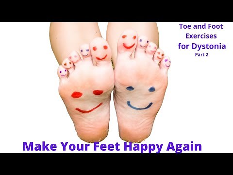 Foot and toe exercises for dystonia/Parkinson’s Part 2
