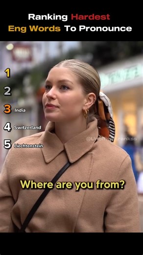 Ranking Hardest Eng Words To Pronounce #shorts #streetinterview #viralshorts #ranking #foryou