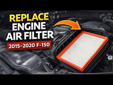 How to Replace the Engine Air Filter on a 2015–2020 Ford F-150
