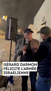 7.7K views · 280 reactions | “Vous êtes notre honneur.” Voici le message de soutien que le comédien français Gérard Darmon a délivré à des soldats de l’armée israélienne, alors que plus de 30 000 Palestinien·nes ont été tué·es dans la bande de Gaza depuis le 7 octobre 2023 : | AJ+ français | Facebook
