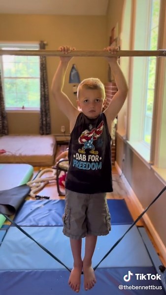 7-Year-Old Gymnast Training for Gold Medals