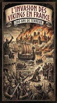 L'invasion des Vikings en France : 200 ans de terreur #histoire #documentaire #vikings #normand