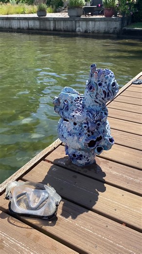 Underwater Tidepool Ceramic Installation | Sealife Art Setup